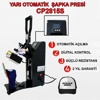 

CP2815S Semi Automatic Hat Transfer Printing Press Machine