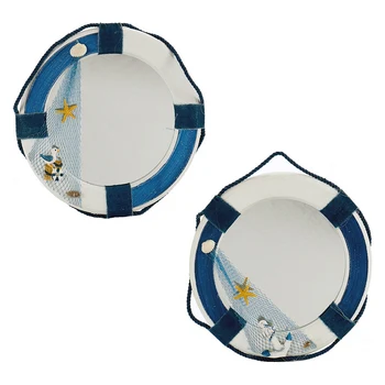 

Mirror Gift Decor Wood (29 x 2 x 29 cm)