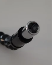 Broca de destornillador eléctrico multifuncional, manguera flexible Universal de serpiente, conexión de eje cardán, extensión blandas, varilla de enlace