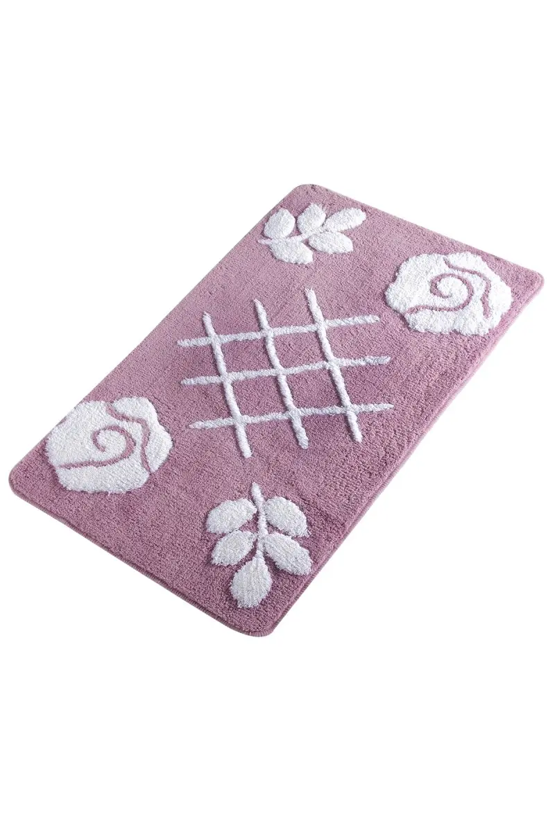 Коврик для ванной-коврики | коврик для ванной нескользящие Противоскользящие коврики пастельные сиреневые 60X100 см