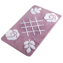 Коврик для ванной-коврики | коврик для ванной нескользящие Противоскользящие коврики пастельные сиреневые 60X100 см