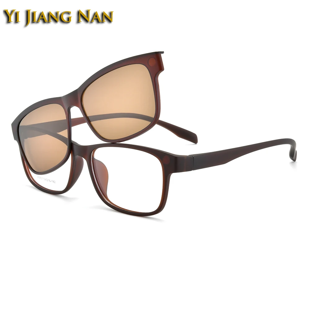 

Optical Eyeglasses with Magnet Light Color Sunglasses Clip Cover Prescription Eyewear Glasses Frame Spectacle for Men and Women