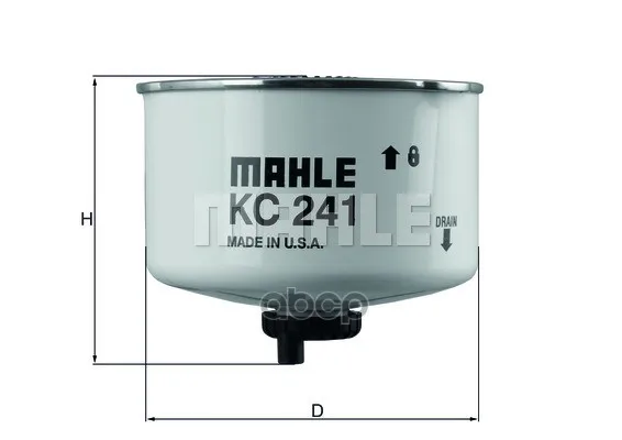 Фильтр Топливный Mahle/Knecht Kc241d Mahle/Knecht арт. KC241D