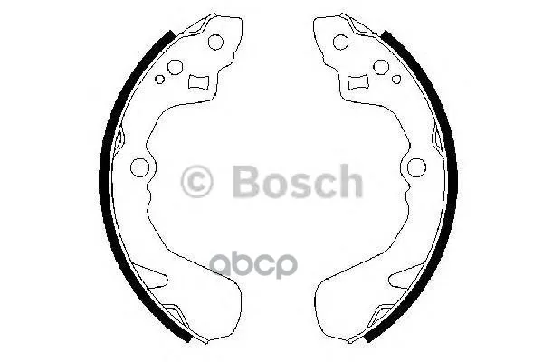 Колодки Тормозные Барабанные Bosch арт. 0986487436