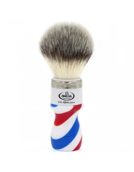 

Omega "Hi Brush" Fiber Shaving Brush "Barber Pole"