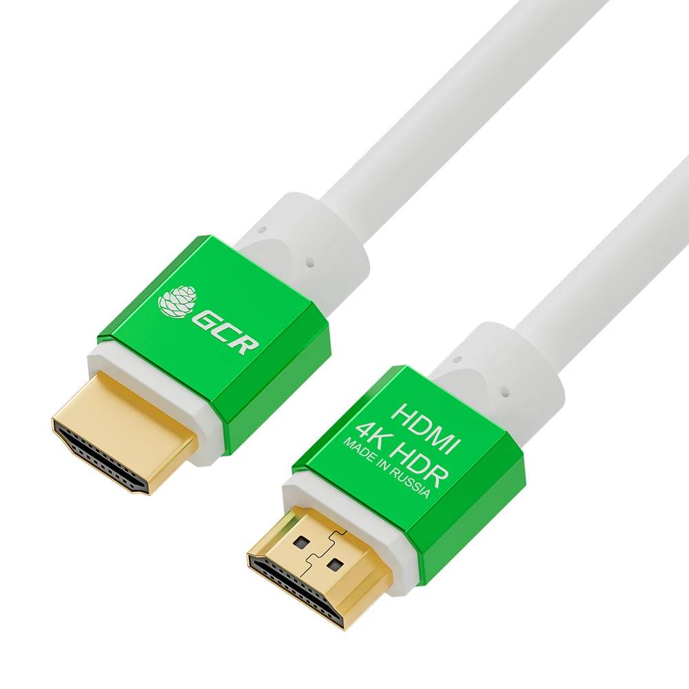 GCR Ultra-modern HDMI 2.0 cable, 5m / 1.2m / 1m / 3m / 5m / 2.5m for connecting Smart TV, PC, game consoles ► Photo 2/3