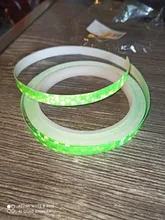 1cmx8m Bike Reflective Stickers Cycling Fluorescent Reflective Tape MTB Bicycle Adhesive