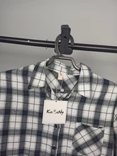 KarSaNy Boyfriend Oversized Shirt Plaid For Women Blouses And Tops Spring Loose Plaid