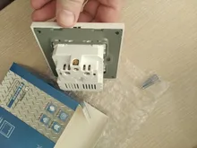 Delviz-enchufe estándar francés, CA 100-250V, Cargador USB de doble puerto para móvil, blanco con panel de interruptor, enchufe de corriente USB de pared de 16A