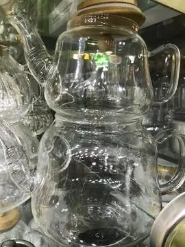 

Glass Tea Pot Heat Resistant Drinkware Infuser
