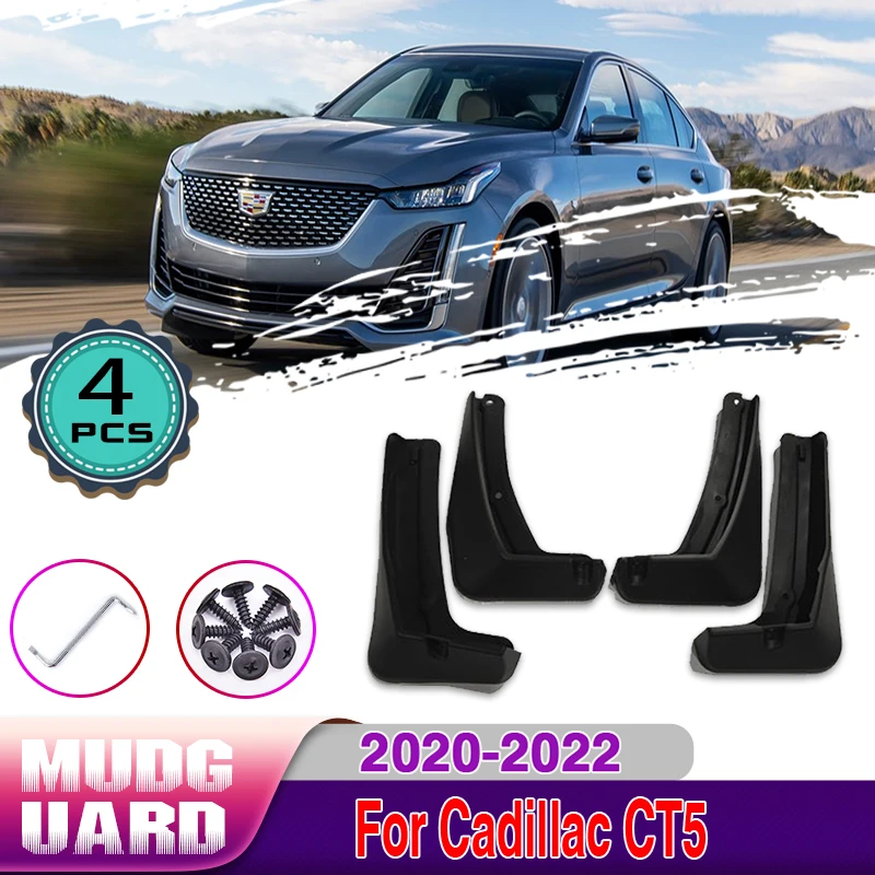 CarMudguardsForCadillacCT5202020212022AutoFrontRearWheels