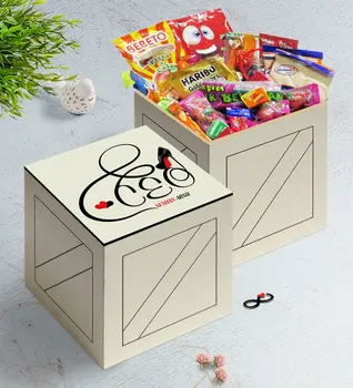 

Personalized CEO In Wooden Box Nostalgic Lezzetler Gift Set