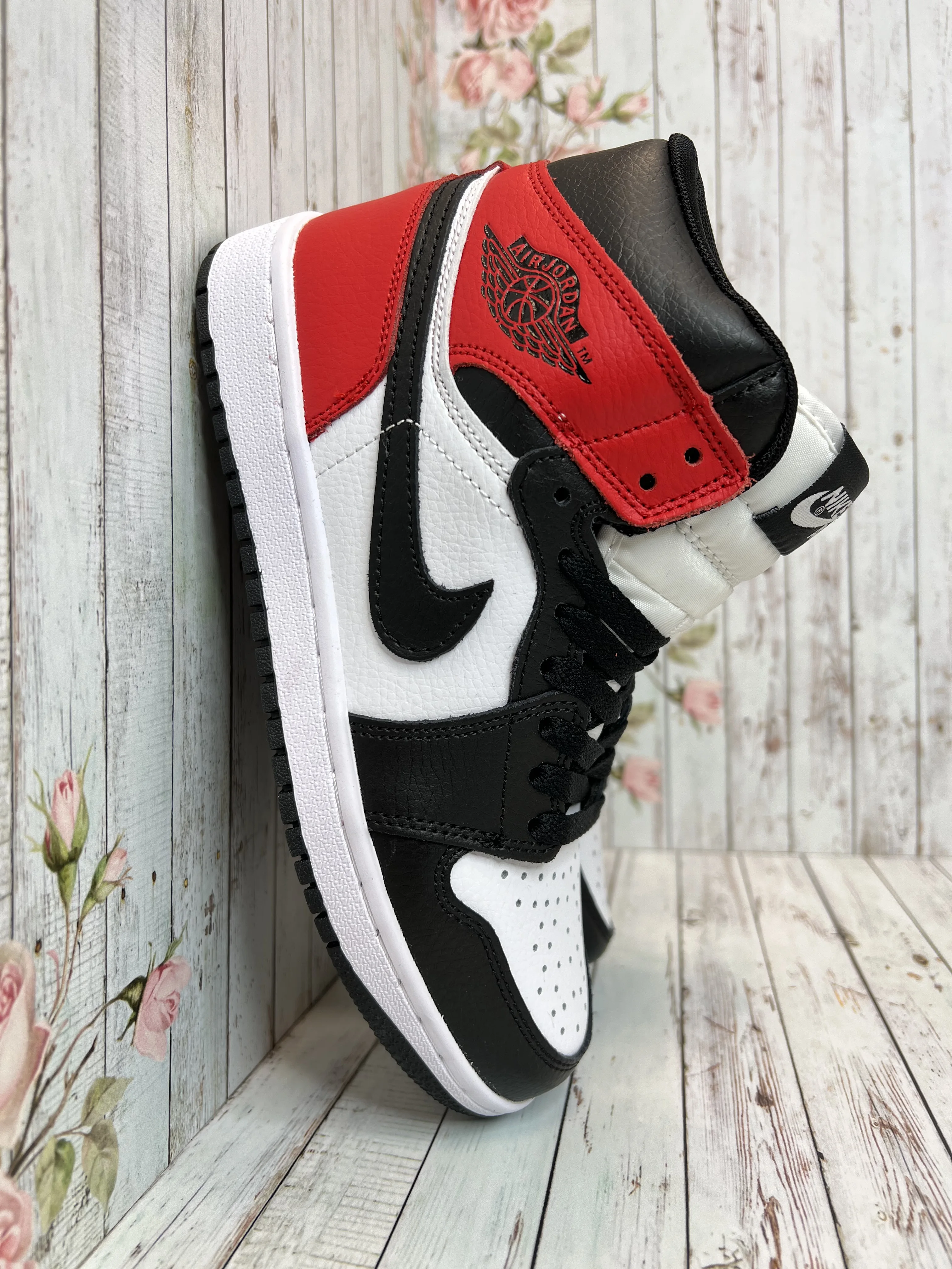 Nike Zapatillas deportivas Air Jordan (Jordan) para adolescentes, color  rojo y negro con blanco|Zapatos vulcanizados de mujer| - AliExpress