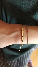Kpop-pulsera de cadena de Color dorado para mujer, pulsera de acero inoxidable ajustable, joyería de amistad