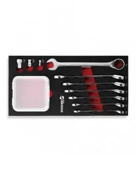 

DOGHER 457-080 B. C.1/3 10 KEYS. COMB. RATCHET REV 15 °