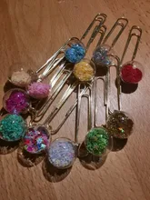 Domikee-clips de papel marcapáginas de metal para oficina y escuela, bonitos y creativos, clips de nota fina para estudiantes, suministros de papelería