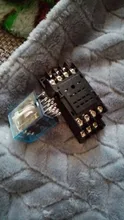 Electromagnetic-Relay Base Din-Rail-14-Pins MY4NJ AC220V Coil DC12V 4NC 4NO Small 1set