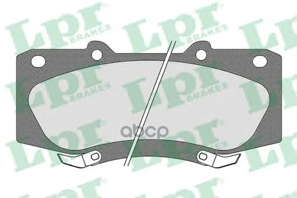 Колодки Тормозные Toyota Hilux 05- Передние Lpr 05p1682 Lpr арт. 05P1682