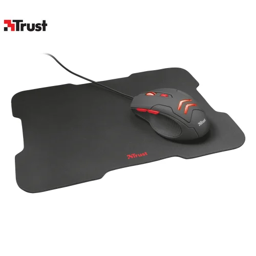 Игровой набор Trust ZIVA мышь+коврик(21963