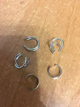 Pendientes de Clip de Cruz Simple para mujer y niña, 2 uds., aretes de Zirconia cúbica con perlas, Clip para oreja sin joyería Piercing