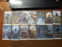 Cartas de Tarot y guía, juego de adivinación del destino, cubierta para fiesta, vacaciones, juegos de mesa