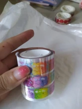 Pegatinas decorativas de oso Kawaii para manualidades, cintas Washi con letras del alfabeto, cintas Washi brillante, adhesivo para álbum de recortes