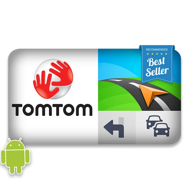 TomTom-navegador GPS 2 en 1, GPS (parches), Sygic, mapas (desbloqueado)