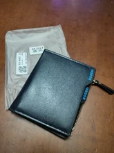 Cartera de piel sintética para hombre, bolsos plegables cortos, multifunción, a la moda, bolsa con cierre monederos pequeños, billetera con Clip para dinero