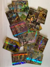 Tarjetas comerciales de colección de juego de pokemon para niños, juguete de alta calidad de 10/25/50/100/120/200 Uds.