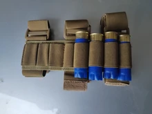 Estuche táctico militar para Rifle, 8 rondas, con culata, porta munición, calibre 12/20, funda para el brazo, caza, Mag