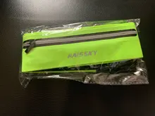 HAISSKY Potable deportes riñonera para correr Ultra-delgada cremallera bolsillo cartera bolsa de paquete de la cintura plegable al aire libre fundas con correa