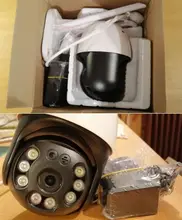 Cámara IP de seguridad para exteriores, dispositivo de vigilancia con seguimiento automático, WIFI, 1080P, HD, PTZ, alarma humana, domo de velocidad, Audio bidireccional, H.265