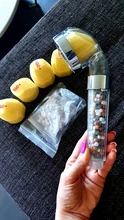 Shower-Head Mineral-Beads Vitamin-C Bathroom Saving-Water Ionic Handheld High-Pressure