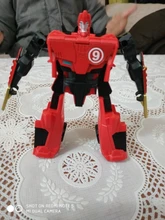 Kit de transformación de Robot 2 en 1 para niños, modelo de coche deformado de 12cm, regalo para niños