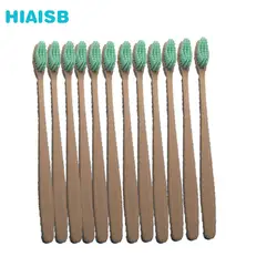 HIAISB Naturel бамбуковая зубная щетка мягкая Escova Bambu экологическая зубная щетка для взрослых