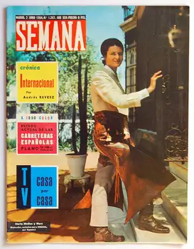 

Week magazine N ° 1267. 2 June 1964. Marta Medina and Wall