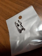 Pendientes de cartílago falso para mujer, aretes pequeños, sin piercing, Color dorado