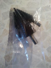 3 unids/set 4-32MM HSS cobalto paso Broca escalonada de nitrógeno de alta velocidad de acero en espiral por Cono de Metal vástago triangular agujero