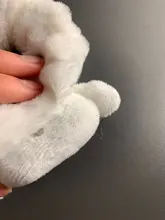 1 Uds de Anime de dibujos animados perro Pudding cinta del pelo de felpa Hairband elástico cuerda de pelo de las niñas mujeres juguetes de peluche para regalo J0429