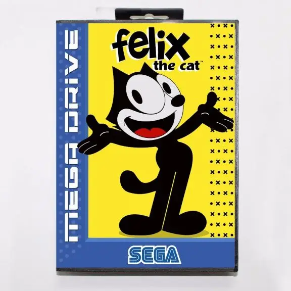 Cartridge cat Felix (Felix the Cat) Russian version (16 bit) for сеги | Электроника