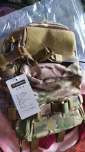 IDOGEAR-Paquete de hidratación táctica, bolsa Molle de asalto, Mini Airsoft, bolsas de agua deportiva para exteriores, 3530
