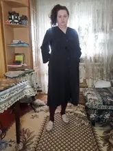 Summer Dresses Buttons V-Neck Lace-Up Oversize Colorfaith Women Spring Vintage Casual