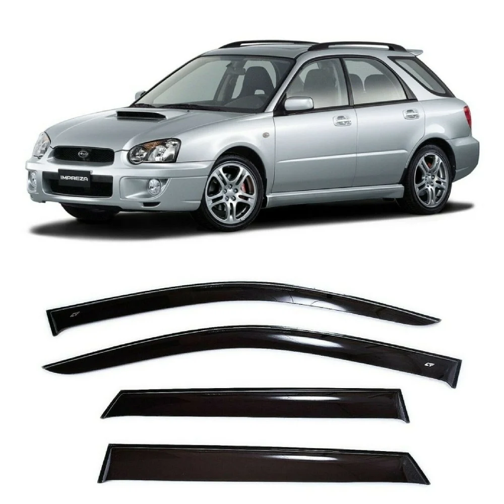 Дефлекторы окон Cobra Tuning S41300 на авто Subaru Impreza RS TS WRX STI 2000-2008 4 шт./комп. ветровики от