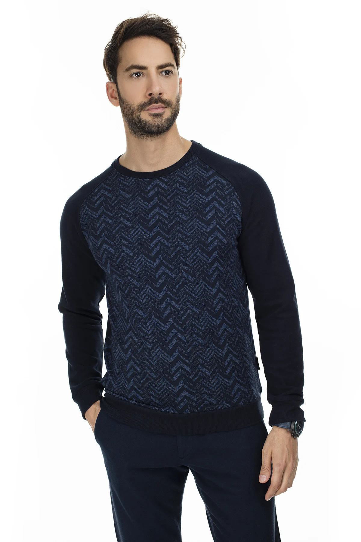 Тёмно-синий Buratti велосипедный воротник пот мужской пот 456216 - Цвет: Тёмно-синий