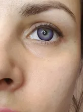 OVOLOOK-2pcs/par de lentes de Color dorado, lentillas bonitas de 6 tonos, lentillas de Color dorado (diámetro: 14,5mm)