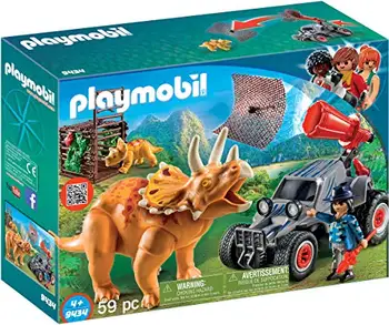 

PLAYMOBIL tell us car with Triceratops, from 4 years (9434)