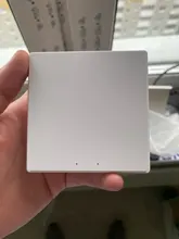 Aqara-Interruptor de luz inteligente para el hogar, switch de triple botón con control remoto inalambrico, clave, cable de fuego neutro y conectividad ZiGBee con aplicación Smart home para Mijia