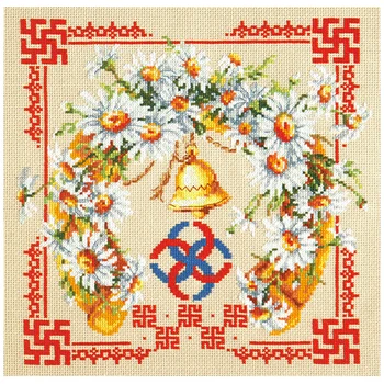 

88-09 set for embroidery wonderful needle 'Love and Loyalty '26*26 cm