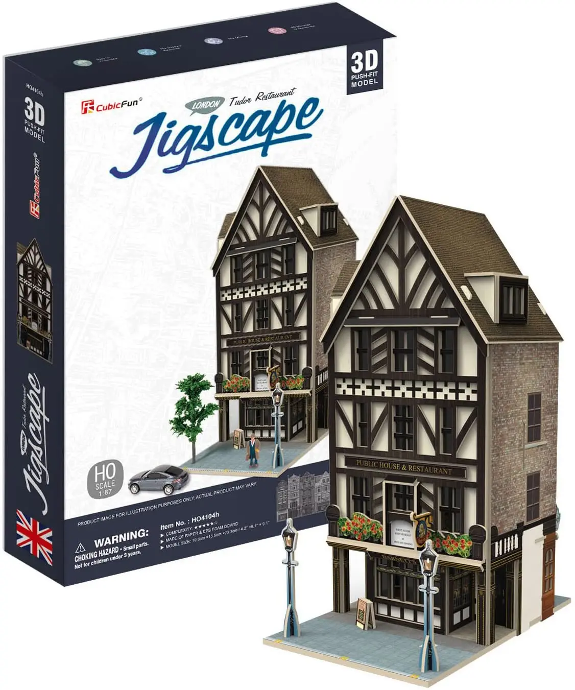 Cubic Fun 3D Puzzle Jigscape Tudor Restoran Binası Londra | Игрушки и хобби