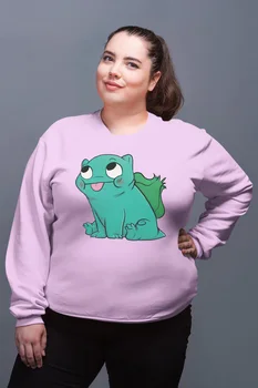 

Angemiel Wear Balbazar Pokemon Pink Women Sweatshirts